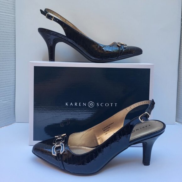 .Karen Scott - Gildda - Black - 9.5 W - Picture 1 of 5